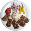 Köfte mit Kashkaval-Käse